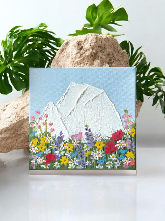 Mt. Rainier with Wildflowers