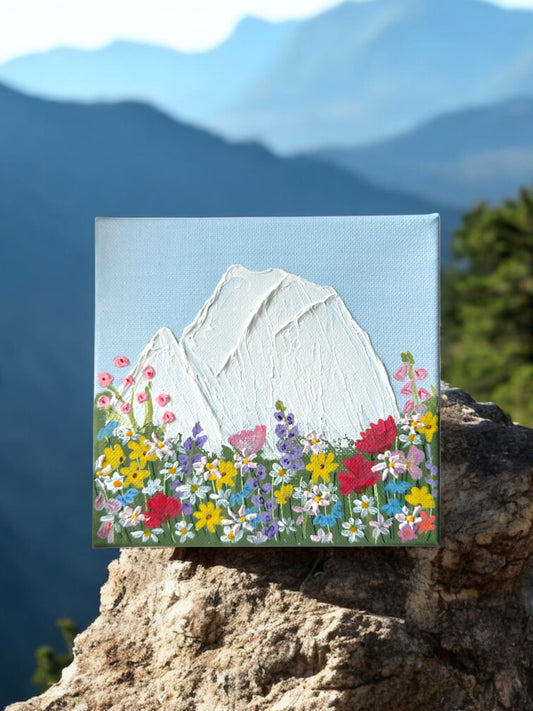 Mt. Rainier with Wildflowers